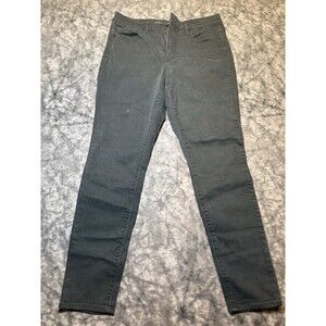 Universal Thread High Rise Skinny Jeans Black Denim Size 10R - Faded - FAIR USED